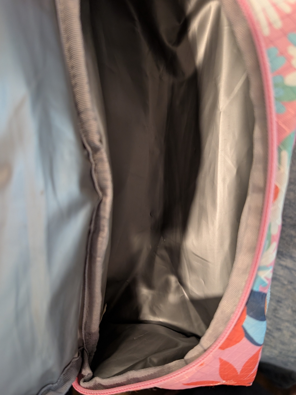 Matilda Jane Everything Packed Cooler Backpack in Pink, Blue and Coral - Picture 9 of 11